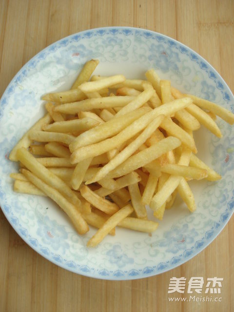 Salted Egg Yolk Baked French Fries recipe