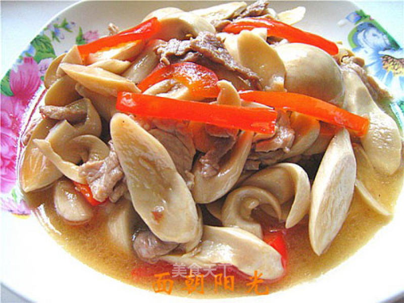 Stir-fried Crab Mushroom recipe