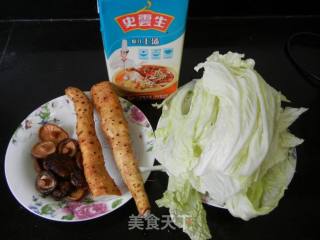 [trial Report of Shi Yunsheng's Original Soup Soup] Chinese Yam, Mushroom and Cabbage Soup recipe