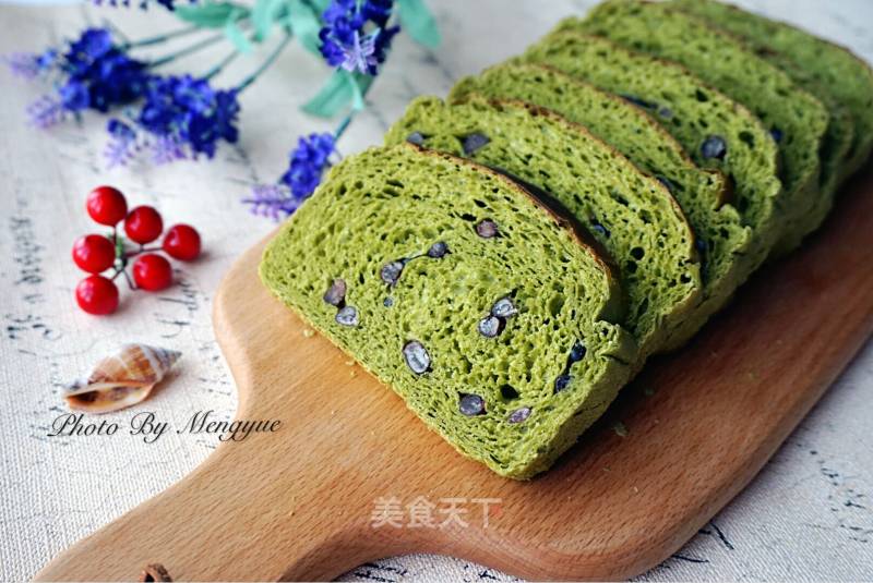 #aca烤明星大赛# Matcha Red Bean Toast recipe