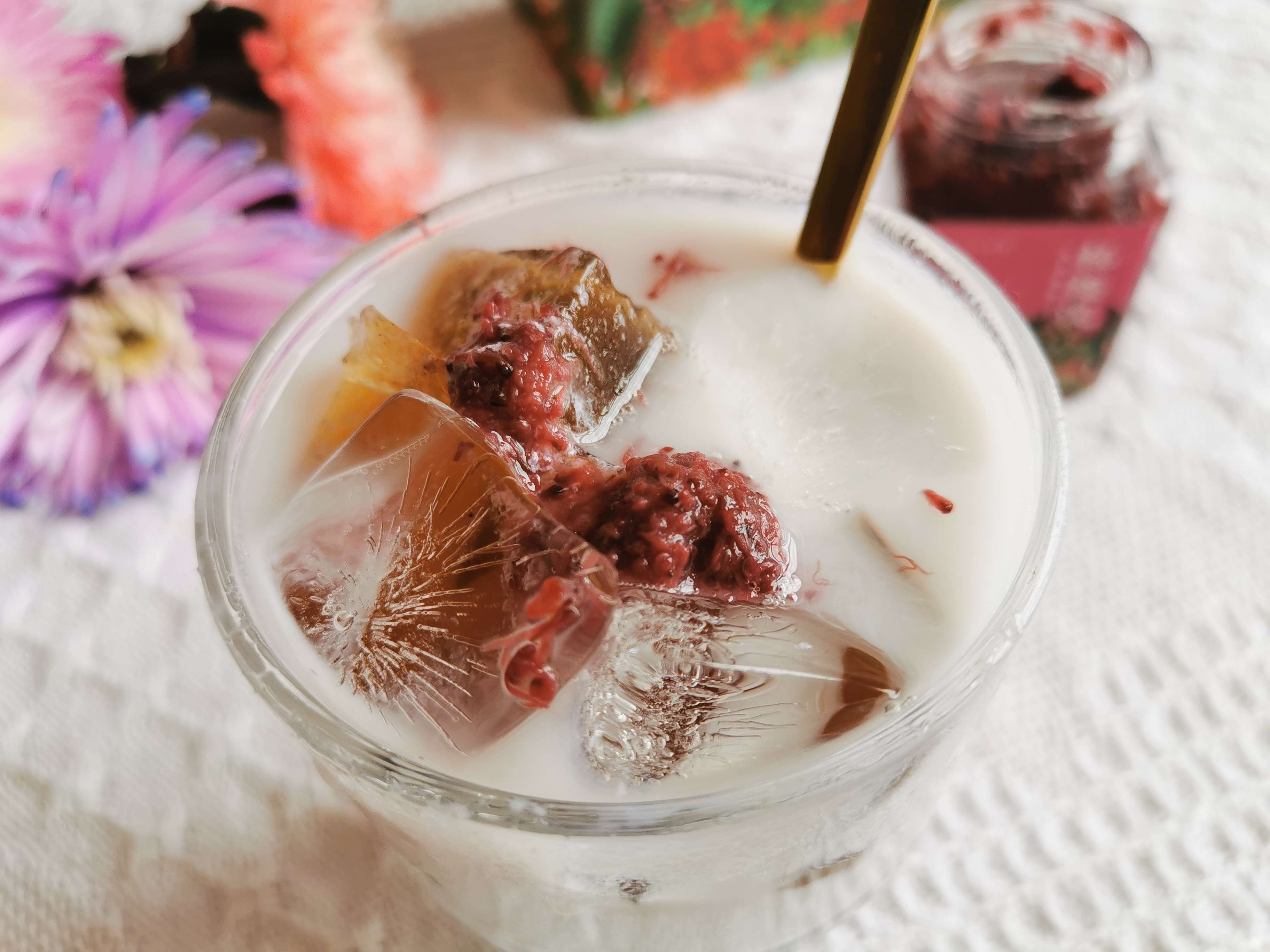 Bayberry Tea Iced Milk recipe