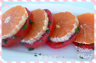 Fragrant and Refreshing Tomato Blood Orange Clip recipe