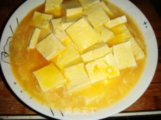 Tofu Steamed Egg recipe