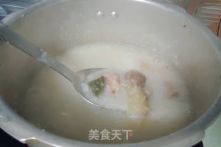 Sea Cucumber Bacon and Preserved Egg Congee recipe