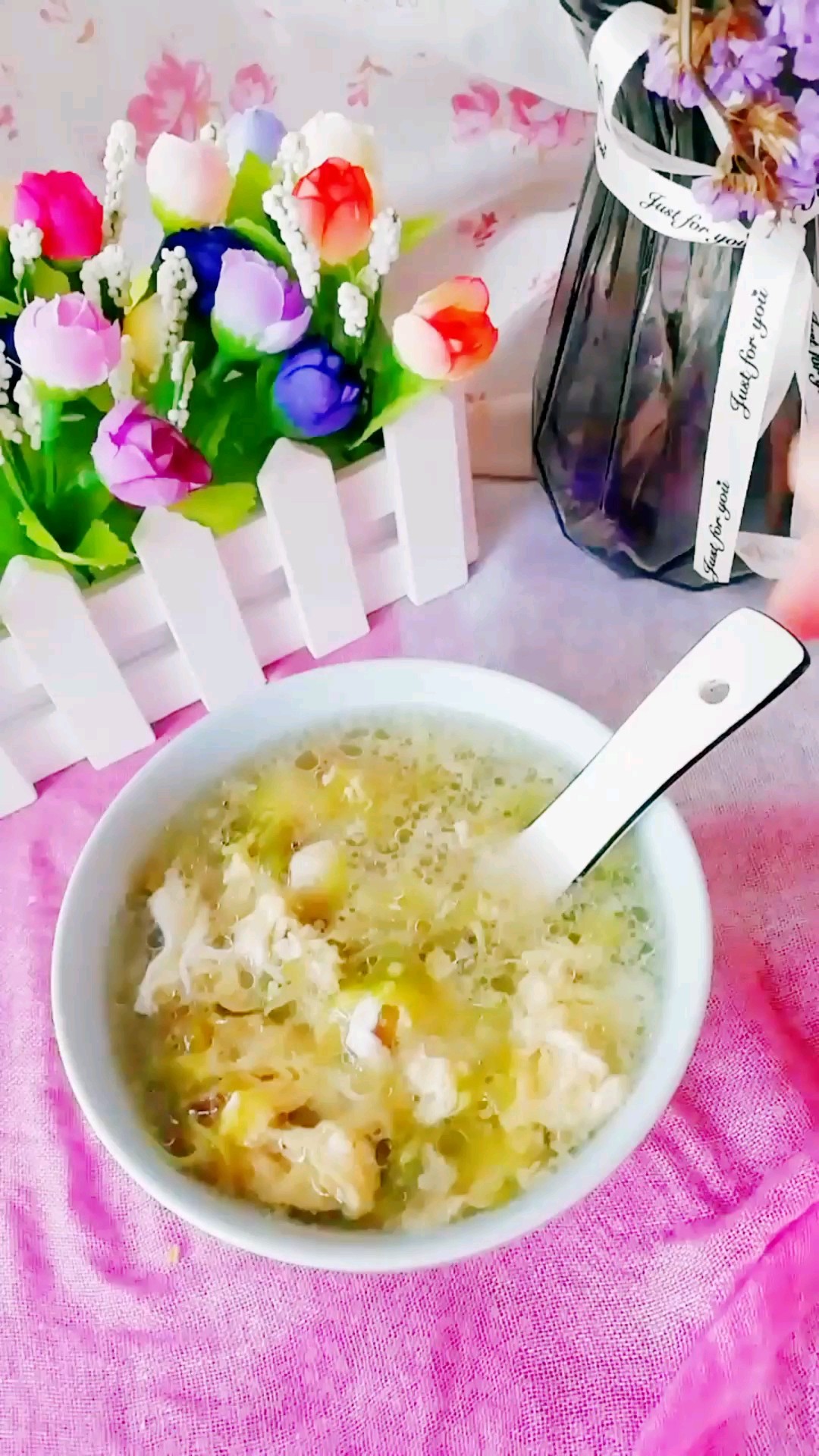 Dendrobium Flower Egg Soup recipe