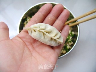 Easy Homemade Nutritious and Delicious Breakfast-steamed Dumplings with Chives and Dried Beans recipe