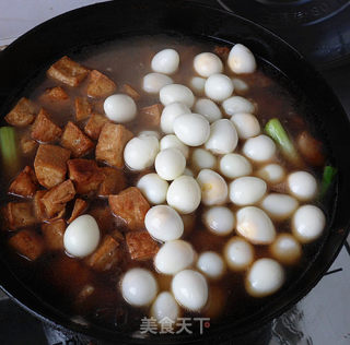 Appetizing Food-quail Egg Tofu Stew recipe