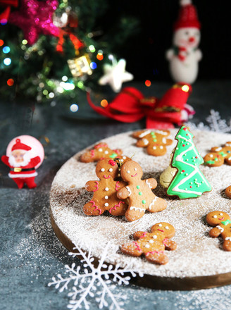 [christmas Greetings in Biscuits] Gingerbread Man recipe