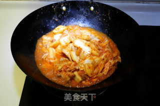 Stir-fried Pork Belly with Spicy Cabbage recipe
