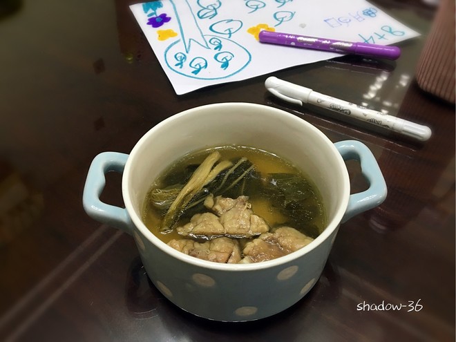 Dried Pork Lung and Vegetable Soup (with Method for Washing Pig Lungs) recipe