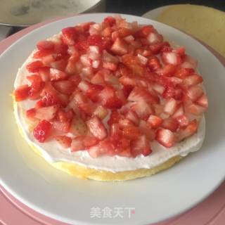 【beijing】chocolate Cream Strawberry Cake recipe