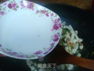 Stir-fried Rice Cake with Pork with Pickled Vegetables recipe