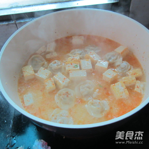 Tofu Boiled Wonton recipe