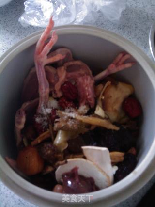 Stewed Pigeon with Winter Worm recipe