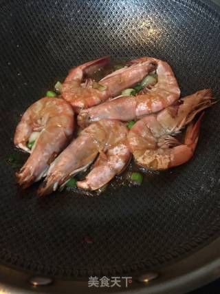 Stir-fried Prawns with Cabbage recipe