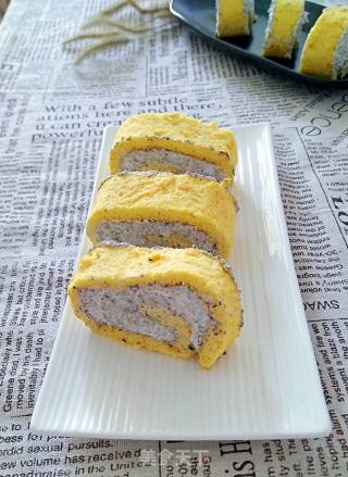 Aca 4th Baking Competition# Making Erotic Pumpkin Rolls with Seaweed and Salty Butter recipe