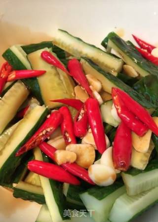 Hot and Sour Cucumber recipe