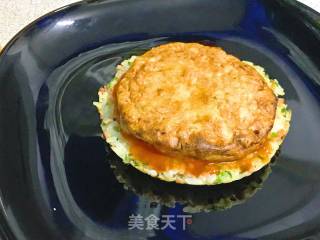 Double Chicken Rice Burger recipe