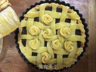 #四节baking Contest Cum is Love to Eat Festival#rose Flower Bean Paste Pie recipe