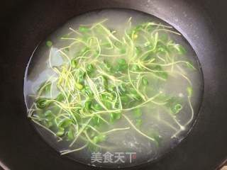 Preserved Egg Ham Bean Sprout Soup recipe