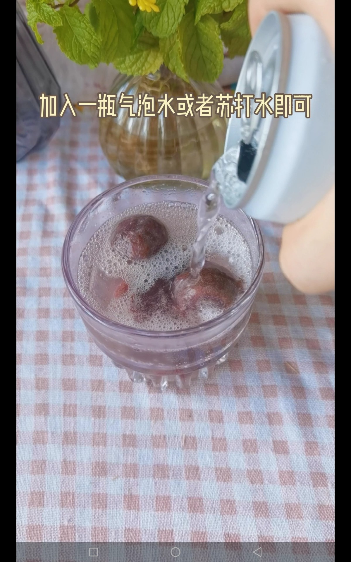 Grape Ice Sparkling Water recipe