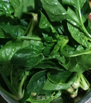 Stir-fried Spinach with Lard recipe