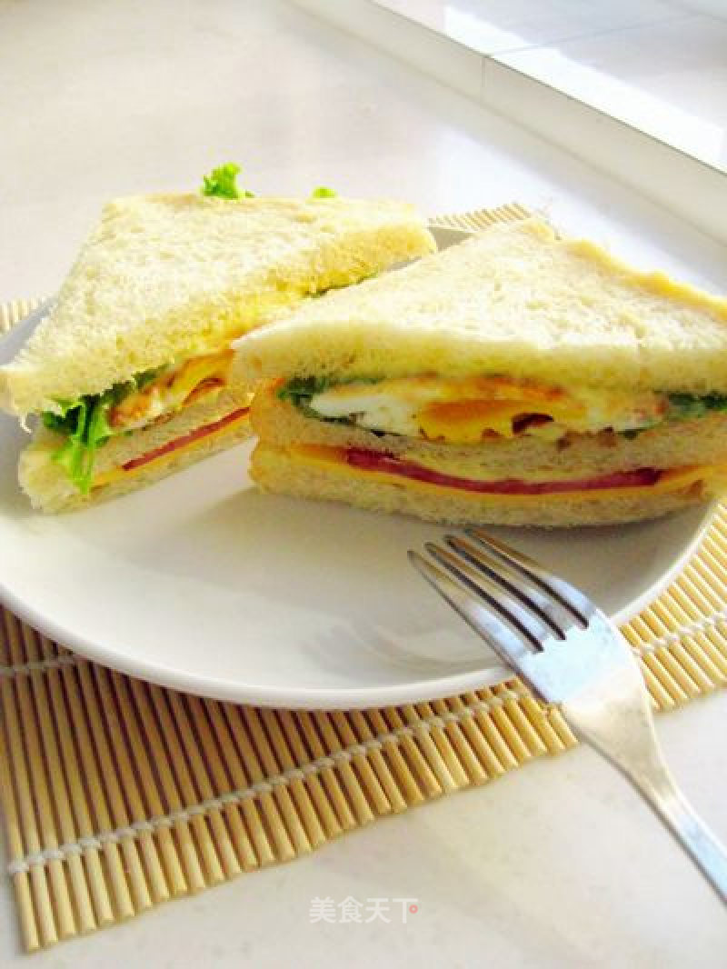 Ham and Egg Sandwich recipe