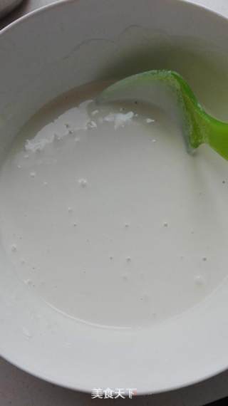 Sticky Rice Noodles and Milk Pudding recipe