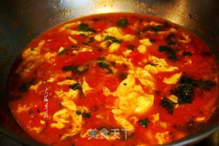Tomato Egg Drop Soup recipe