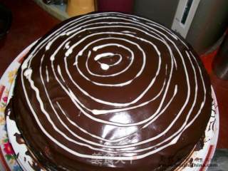 Birthday Cake @@给爸爸的 Chocolate Butter Cake recipe