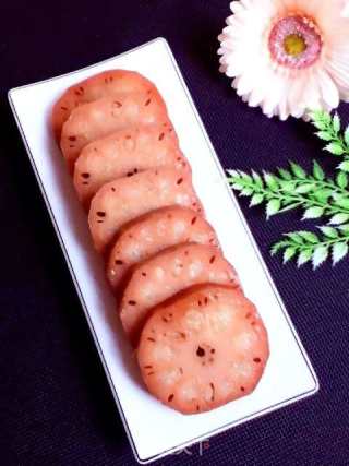 Brown Sugar Glutinous Rice Lotus Root recipe