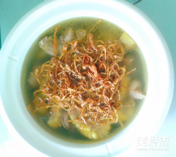 Cordyceps Flower Corn Chicken Soup recipe