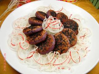 Purple Potato Carrot Cake recipe