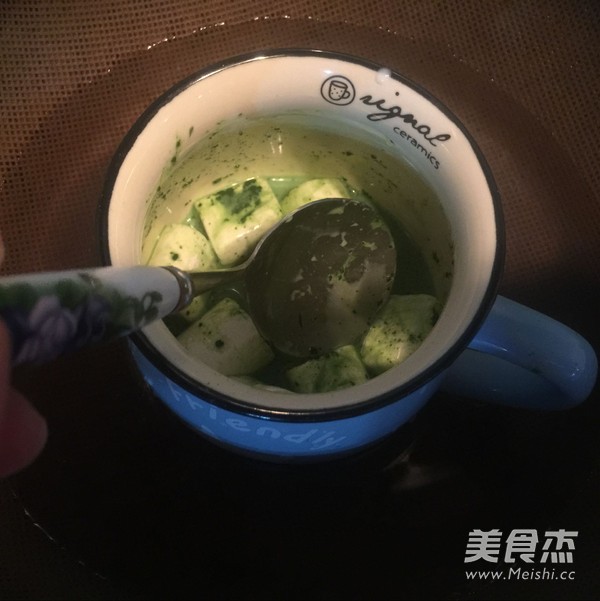 Matcha Pudding without Baking recipe