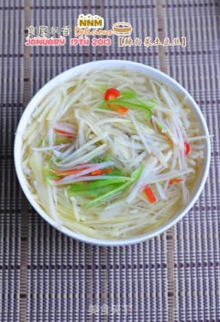 Pre-dinner Appetizer-spicy Cabbage and Potato Shreds recipe