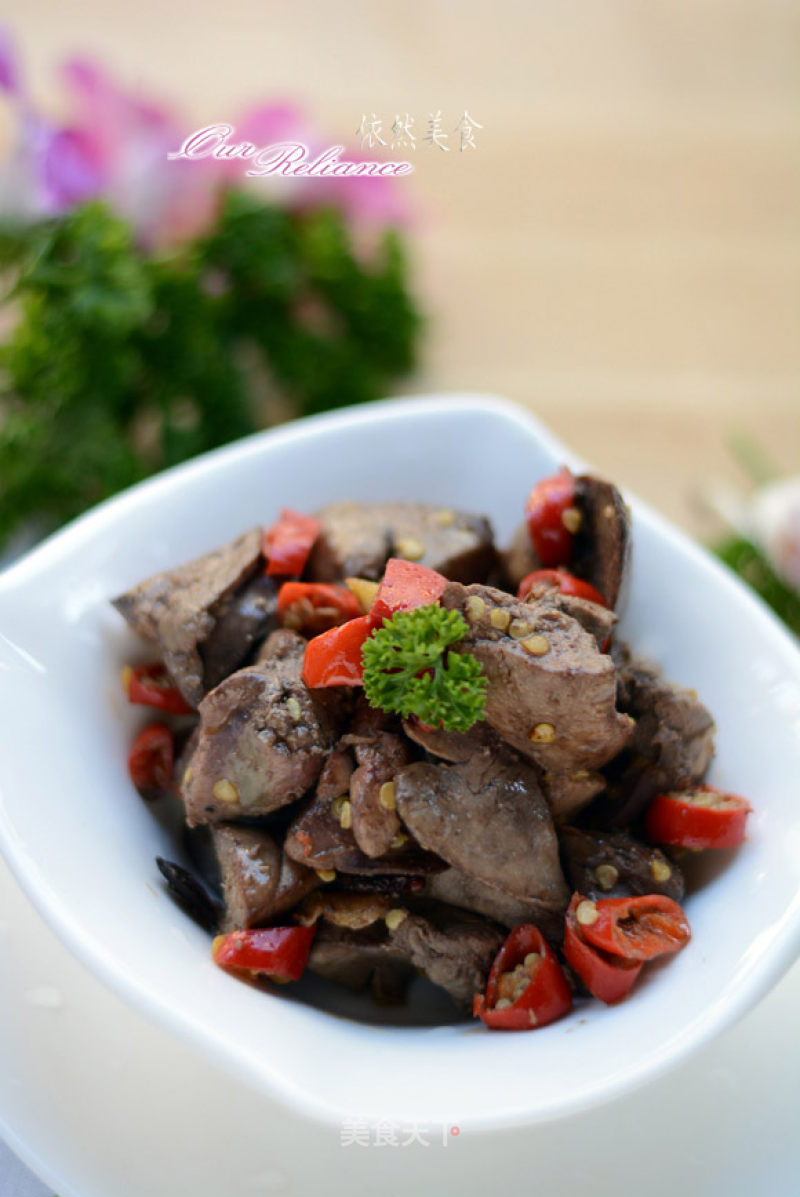【spicy Duck Liver】---best Dish for Enriching Blood and Improving Eyesight recipe