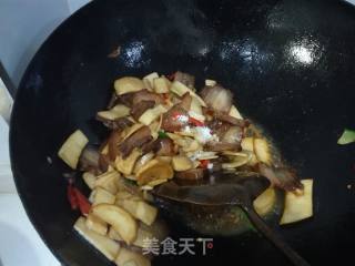 Griddle Bacon and Pleurotus Eryngii recipe