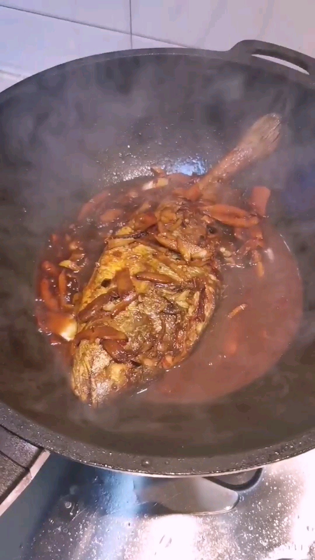 Stewed Yellow Croaker with Spring Bamboo Shoots recipe