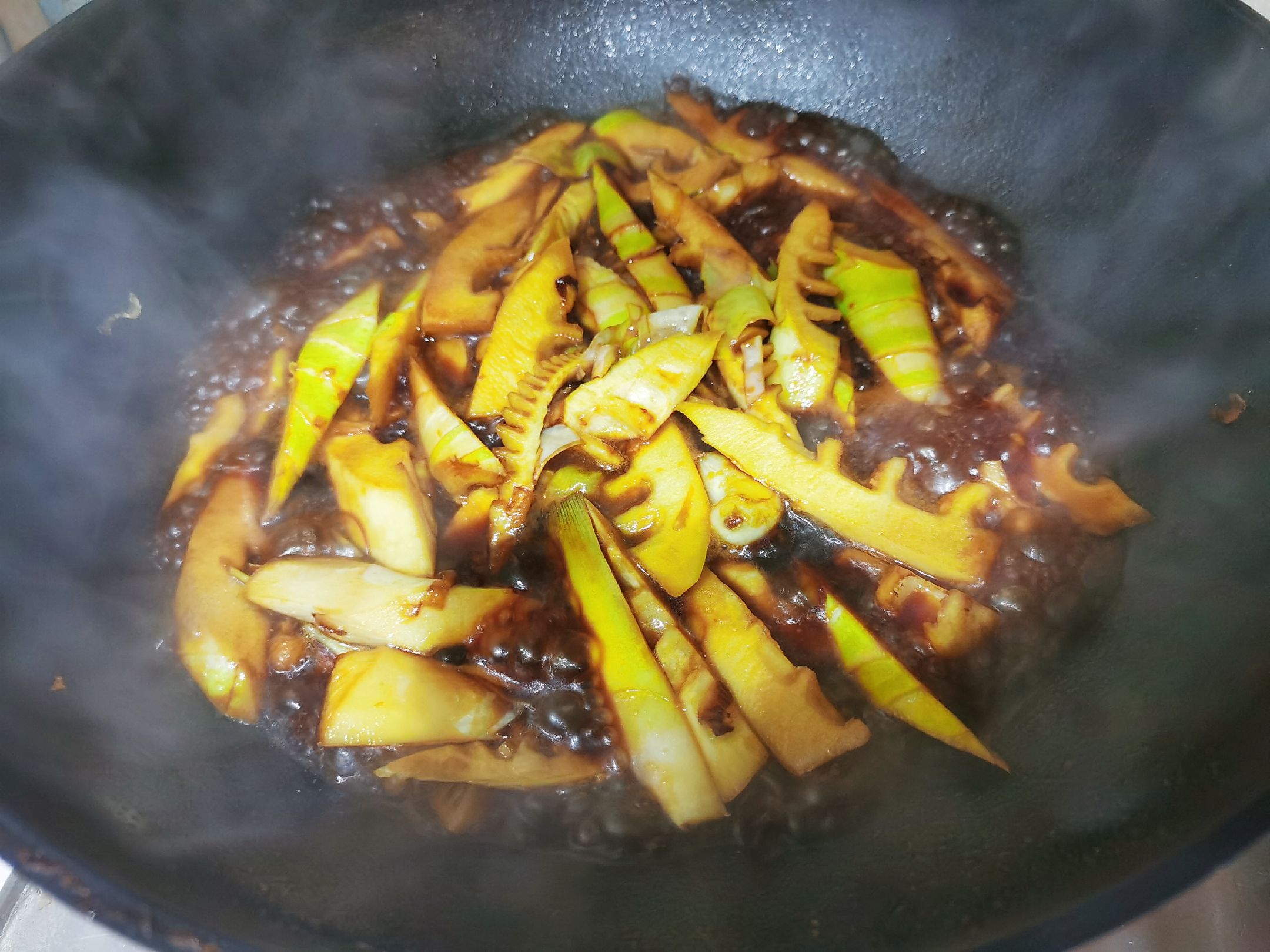 Braised Spring Bamboo Shoots in Oil recipe