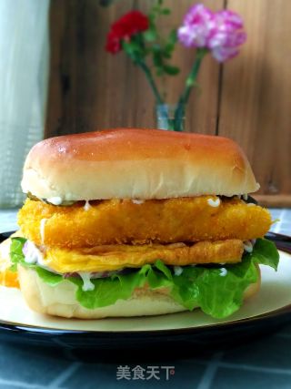 Fish Steak Burger recipe