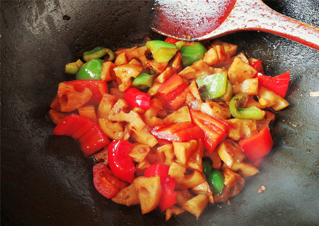 Spicy Fried Lotus Root recipe