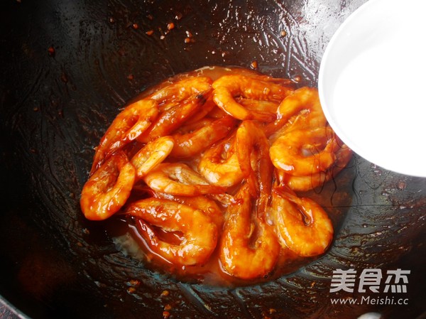 Braised Prawns in Tomato Sauce recipe