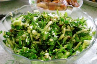 Cucumber Mixed with Wild Vegetables