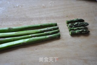 Asparagus and Lotus Root recipe