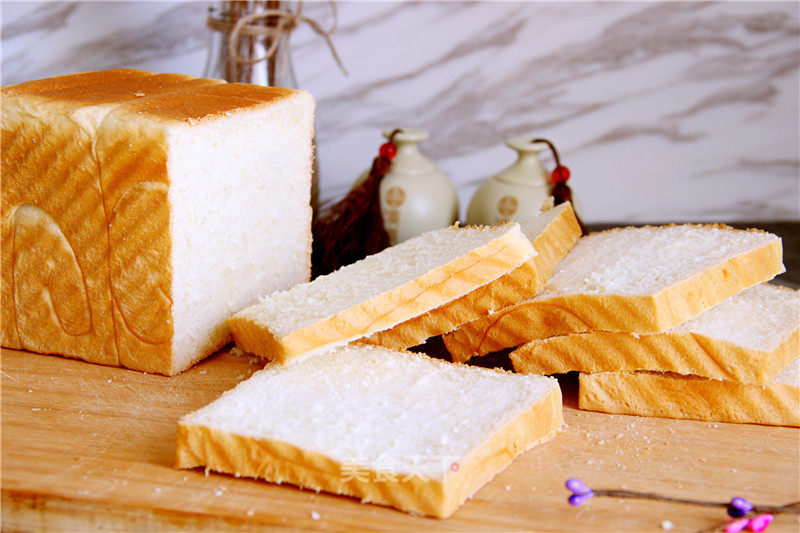 #柏翠大赛# Butter-free Hokkaido Toast (direct Method) recipe