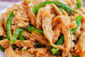 [record] Stir-fried Shredded Gluten at Home recipe