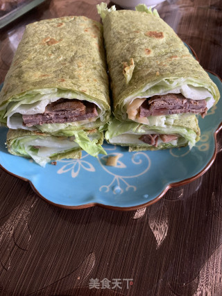 Mustard Beef Burrito recipe