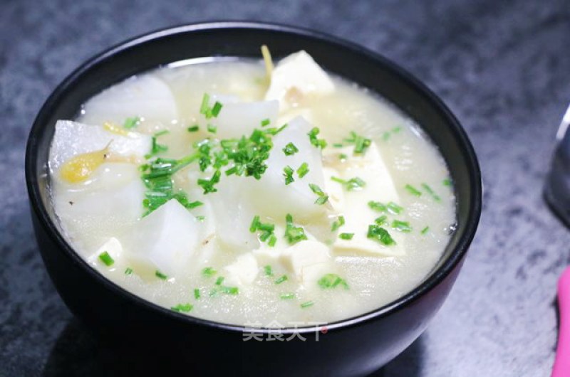 Radish Tofu Soup