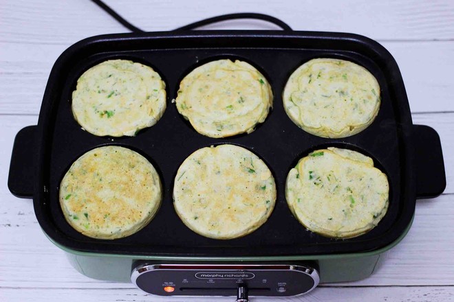 Cod and Leek Egg Pancakes recipe