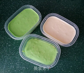 Two-color Vanilla Ice Cube recipe